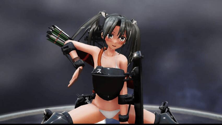 【MMD】ビキニアーマー風の瑞鶴さんで天樂 【ニコニコ・Youtube】