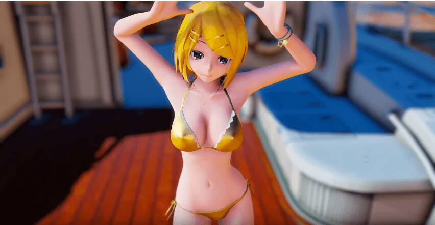 【MMD1440P】Tdaビキニリン「彗星ハネムーン」【Ray-MMD】