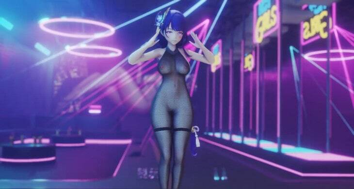 bl134布料4K【雷电将军】Lamb 【Iwara】