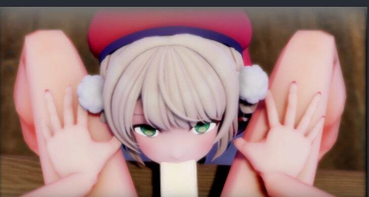 しぐれ〇いのフェラ（blowjob）【Iwara】