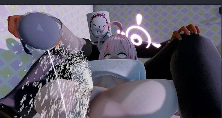 ハナコと先生の秘密の遊び【Iwara】