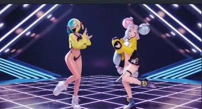 カナリィとナンジャモのエロダンス