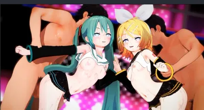 初音ミクと鏡音リン
